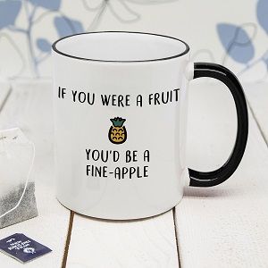 Personalised Fine Apple Mug